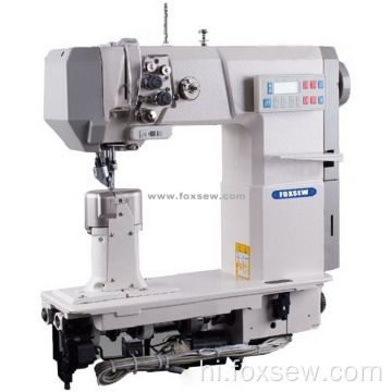 डबल सुई स्वचालित हैवी ड्यूटी पोस्ट बेड सिलाई मशीन